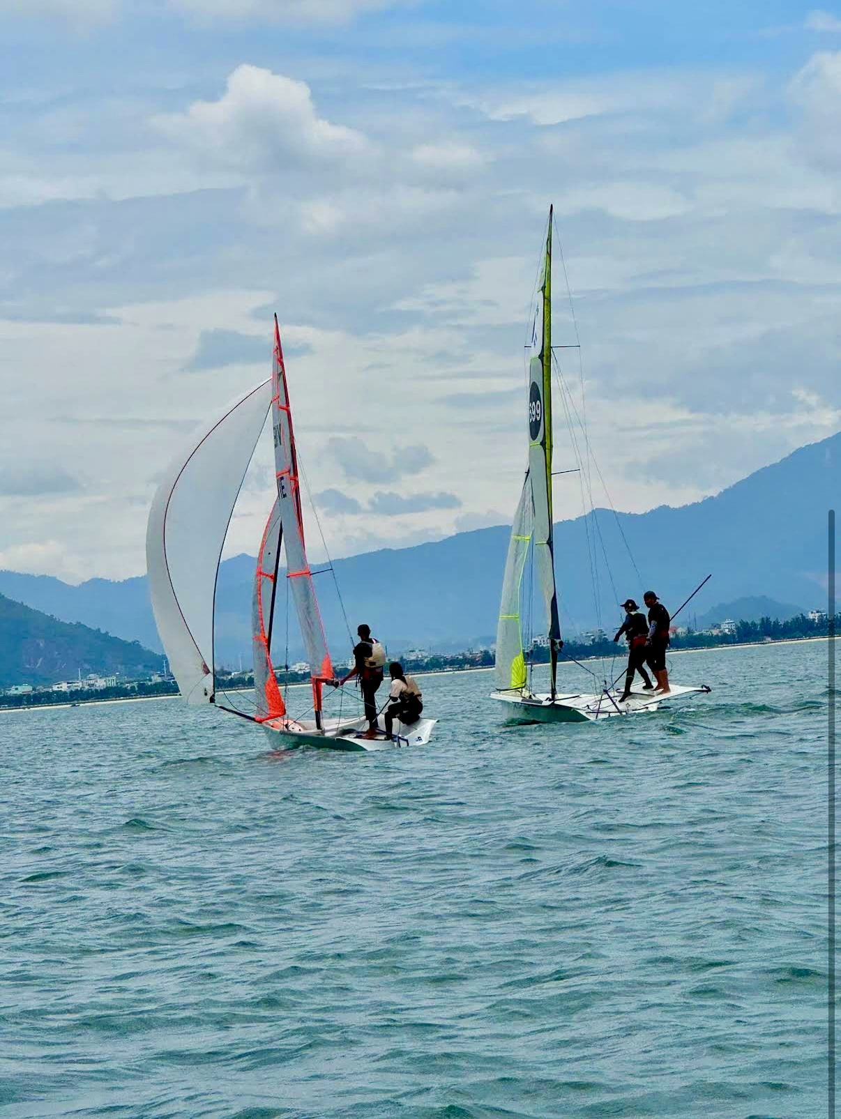 Sailing boats at Đà Nẵng Sailing Center